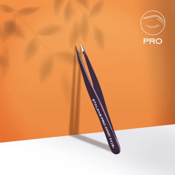 ⁦פינצטה לגבות סטאלקס פרו אקספרט 11/5 - Staleks Pro Expert 11 Type 5⁩ – תמונה ⁦10⁩