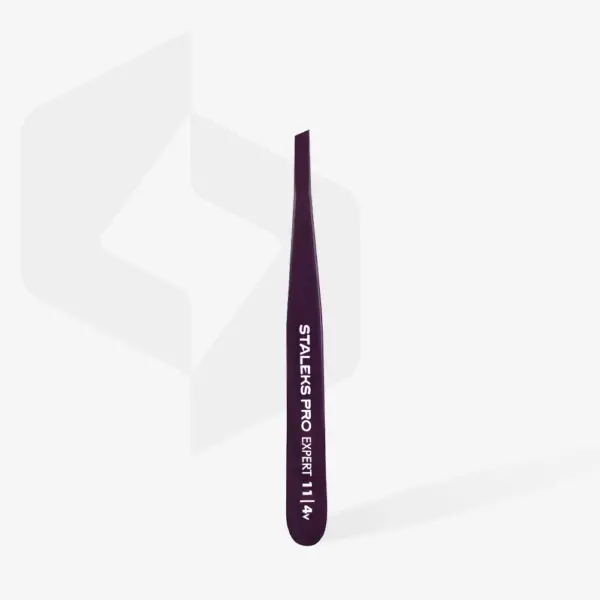 ⁦פינצטה לגבות סטאלקס פרו אקספרט 11/4 - Staleks Pro Expert 11 Type 4⁩ – תמונה ⁦5⁩