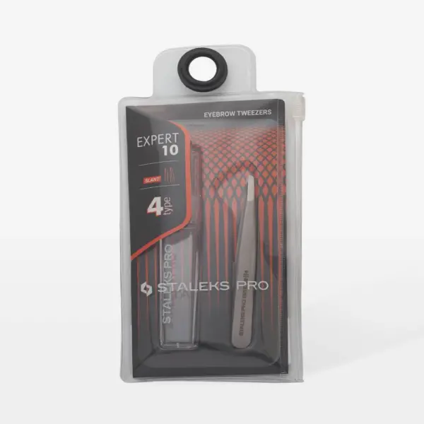 ⁦פינצטה לגבות סטאלקס פרו אקספרט 10/4 - Staleks Pro Expert 10 Type 4⁩ – תמונה ⁦2⁩