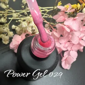 לק ג'ל Power Gel 029, לק ג'ל שקוף גוון ורוד