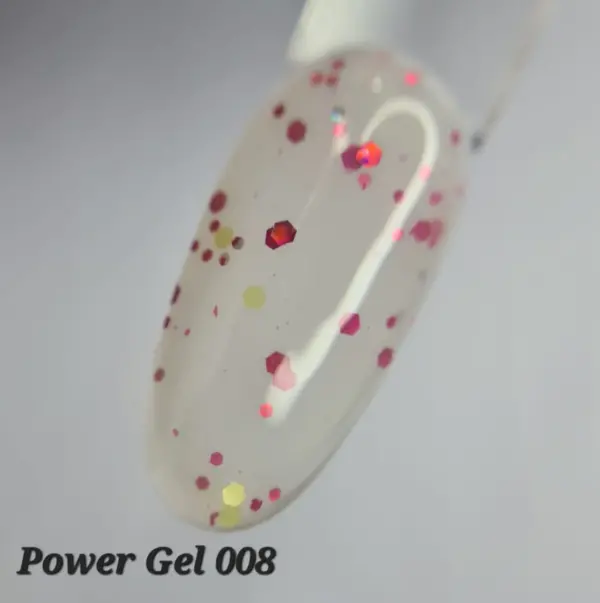 ⁦לק ג'ל Power Gel 008⁩ – תמונה ⁦3⁩