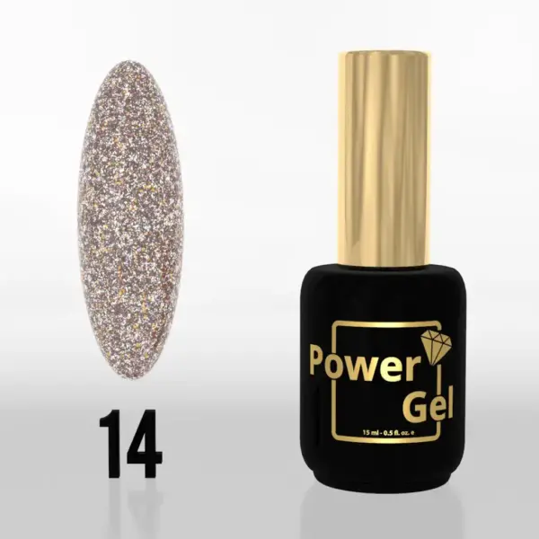 ⁦לק ג'ל Power Gel 014⁩ – תמונה ⁦3⁩
