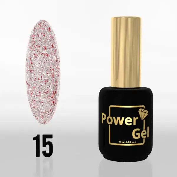 ⁦לק ג'ל Power Gel 015⁩ – תמונה ⁦3⁩