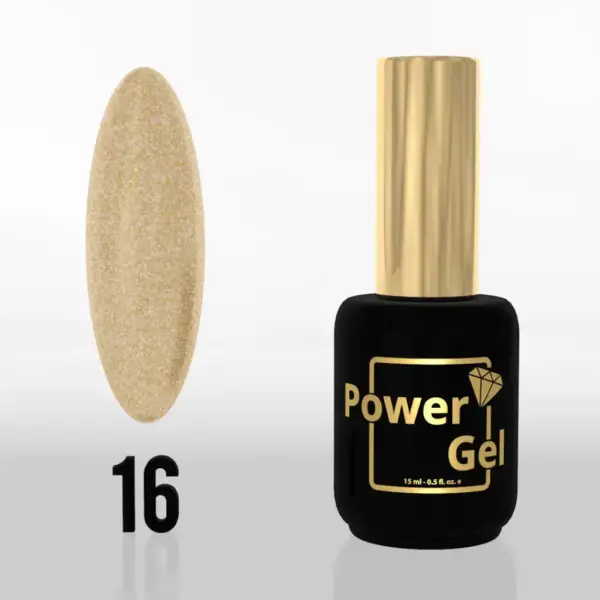 ⁦לק ג'ל Power Gel 016⁩ – תמונה ⁦3⁩