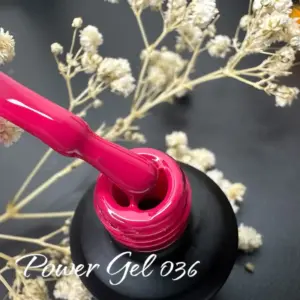 לק ג'ל Power Gel 036, לק ג'ל צבע ורוד פוקסיה