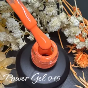 לק ג'ל Power Gel 045, לק ג'ל צבע כתום