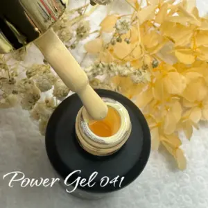 לק ג'ל Power Gel 041, לק ג'ל צבע צהוב עדין