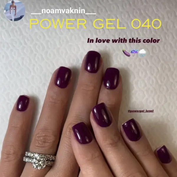 ⁦לק ג'ל Power Gel 040⁩ – תמונה ⁦4⁩