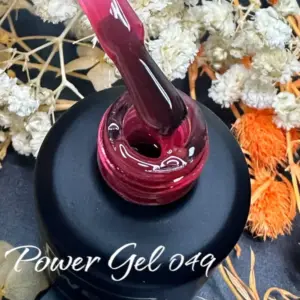לק ג'ל Power Gel 049, לק ג'ל צבע ורוד שקוף