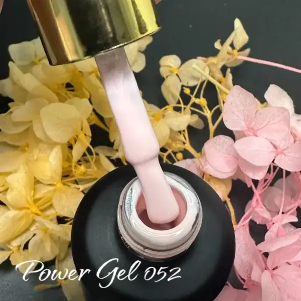 לק ג'ל Power Gel 052, לק ג'ל צבע ורוד בהיר