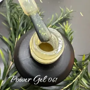לק ג'ל Power Gel 061, לק ג'ל צבע צהוב שקוף