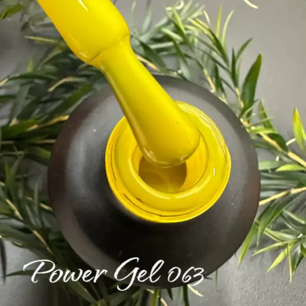 לק ג'ל Power Gel 063, לק ג'ל צבע צהוב
