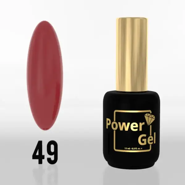 ⁦לק ג'ל Power Gel 049⁩ – תמונה ⁦4⁩