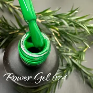 לק ג'ל Power Gel 074, לק ג'ל צבע ירוק קלאסי