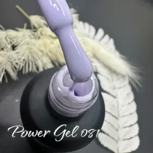 לק ג'ל Power Gel 081, לק ג'ל צבע סגול בהיר