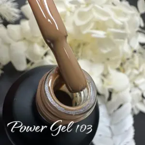 לק ג'ל Power Gel 103, לק ג'ל צבע חום