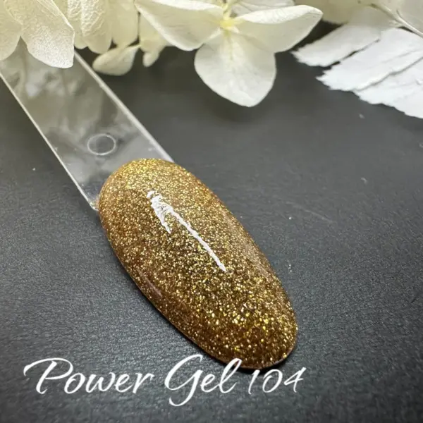 ⁦לק ג'ל Power Gel 104⁩ – תמונה ⁦3⁩