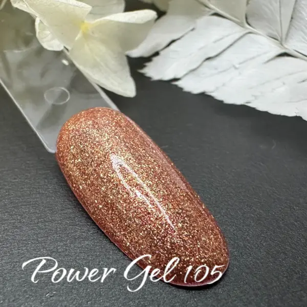 ⁦לק ג'ל Power Gel 105⁩ – תמונה ⁦2⁩