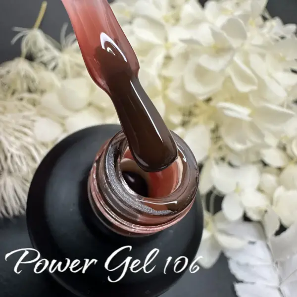 לק ג'ל Power Gel 106, לק ג'ל צבע חום