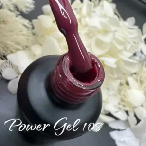 לק ג'ל Power Gel 108, לק ג'ל צבע בורדו