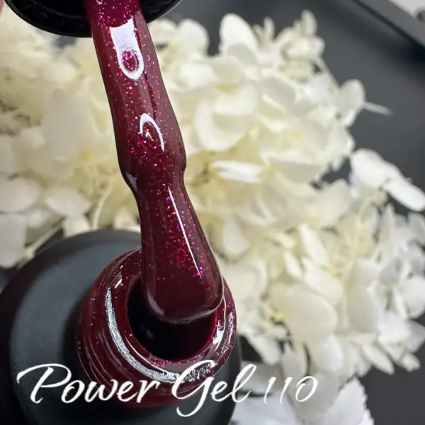 לק ג'ל Power Gel 110, לק ג'ל צבע בורדו