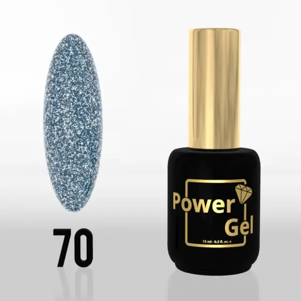 ⁦לק ג'ל Power Gel 070⁩ – תמונה ⁦2⁩
