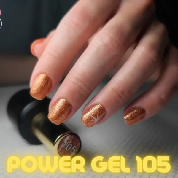 ⁦לק ג'ל Power Gel 105⁩ – תמונה ⁦3⁩