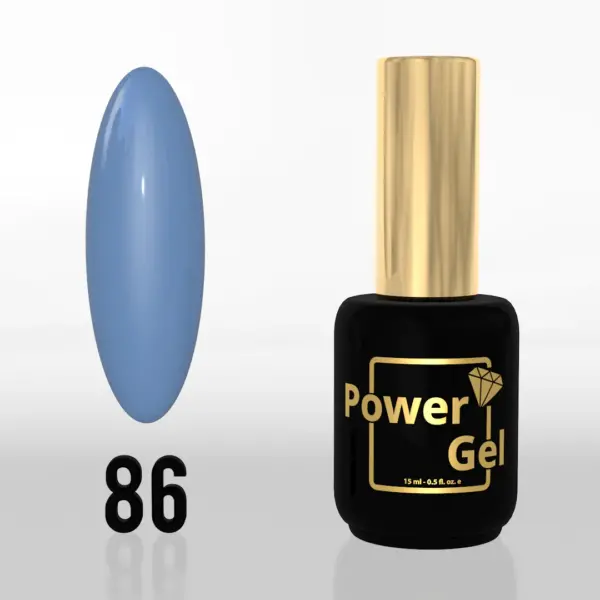 ⁦לק ג'ל Power Gel 086⁩ – תמונה ⁦3⁩