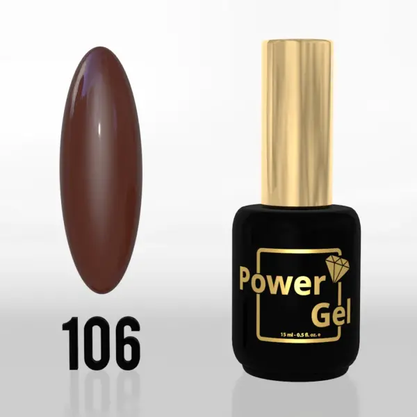 ⁦לק ג'ל Power Gel 106⁩ – תמונה ⁦3⁩