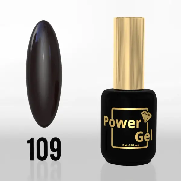 ⁦לק ג'ל Power Gel 109⁩ – תמונה ⁦4⁩