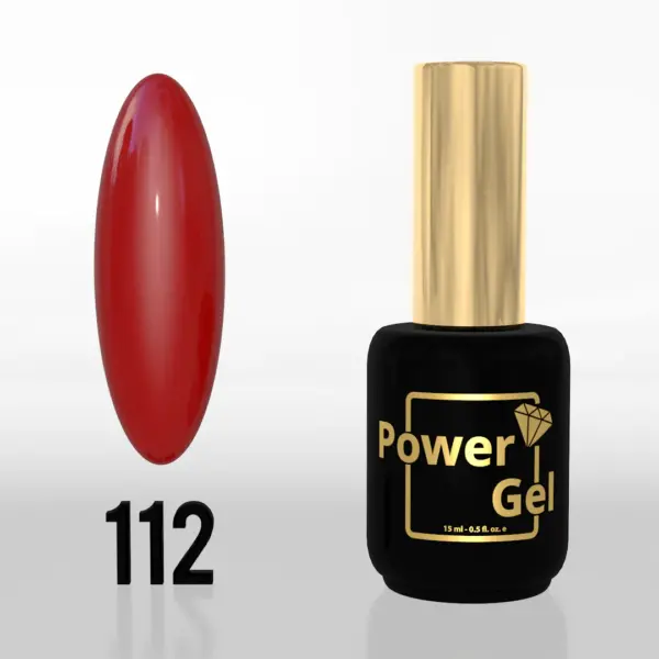 ⁦לק ג'ל Power Gel 112⁩ – תמונה ⁦4⁩