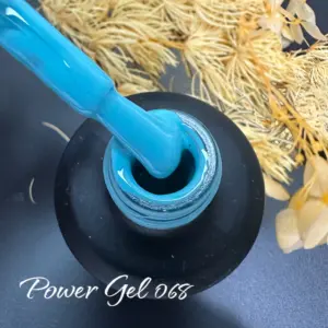 לק ג'ל Power Gel 068, לק ג'ל צבע תכלת