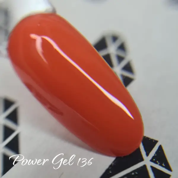 ⁦לק ג'ל Power Gel 136⁩ – תמונה ⁦4⁩
