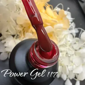 לק ג'ל Power Gel 117, לק ג'ל צבע בורדו