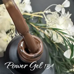 לק ג'ל Power Gel 134, לק ג'ל צבע חום