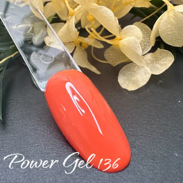 ⁦לק ג'ל Power Gel 136⁩ – תמונה ⁦3⁩