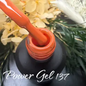 לק ג'ל Power Gel 137, לק ג'ל צבע כתום