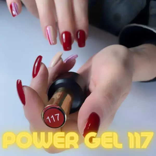 ⁦לק ג'ל Power Gel 117⁩ – תמונה ⁦3⁩