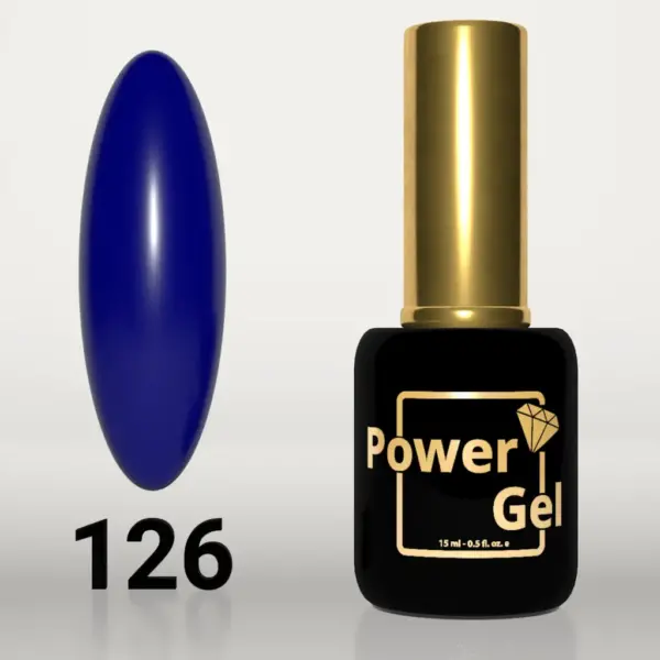 ⁦לק ג'ל Power Gel 126⁩ – תמונה ⁦2⁩