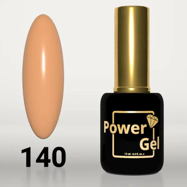 ⁦לק ג'ל Power Gel 140⁩ – תמונה ⁦3⁩