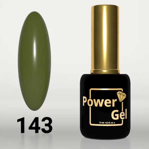 ⁦לק ג'ל Power Gel 143⁩ – תמונה ⁦2⁩