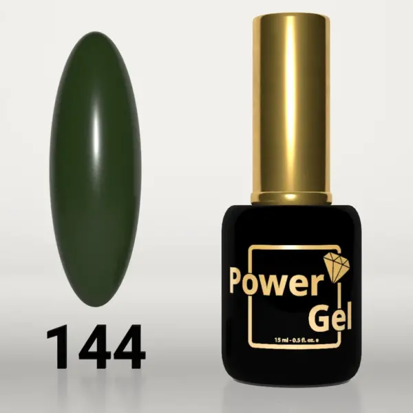 ⁦לק ג'ל Power Gel 144⁩ – תמונה ⁦2⁩