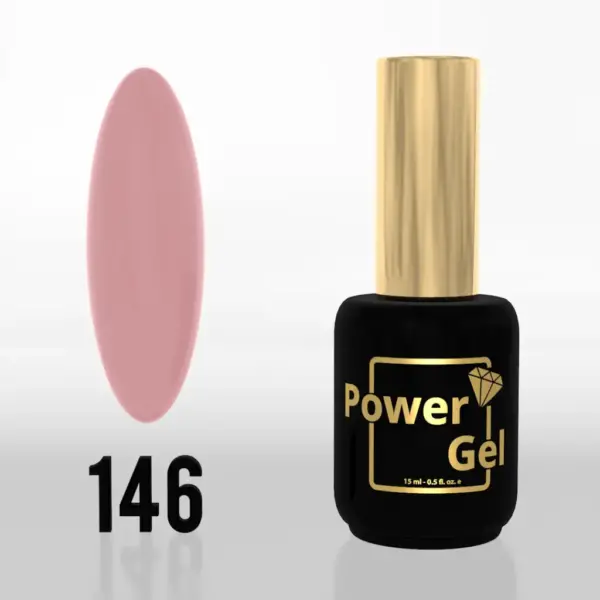 ⁦לק ג'ל Power Gel 146⁩ – תמונה ⁦2⁩