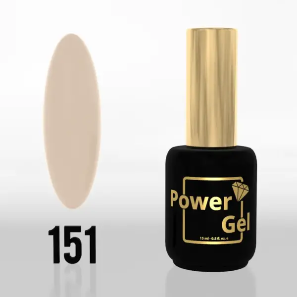 ⁦לק ג'ל Power Gel 151⁩ – תמונה ⁦2⁩