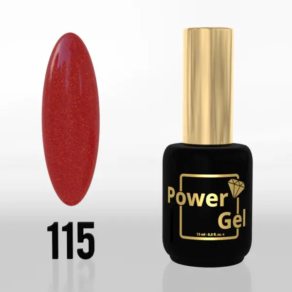 ⁦לק ג'ל Power Gel 115⁩ – תמונה ⁦6⁩