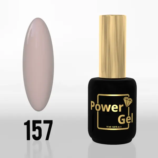 ⁦לק ג'ל Power Gel 157⁩ – תמונה ⁦2⁩