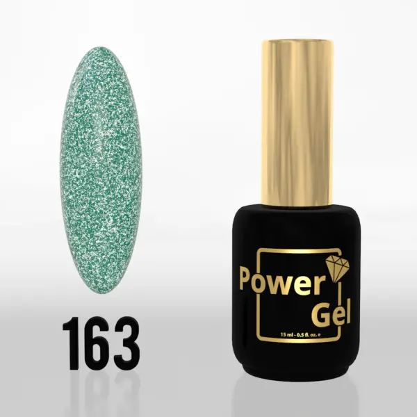 ⁦לק ג'ל Power Gel 163⁩ – תמונה ⁦2⁩
