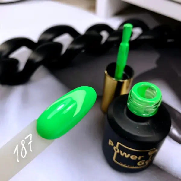 ⁦לק ג'ל Power Gel 187⁩ – תמונה ⁦3⁩