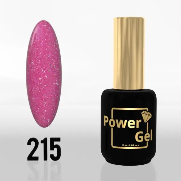 ⁦לק ג'ל Power Gel 215⁩ – תמונה ⁦2⁩