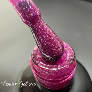לק ג'ל Power Gel 215, לק ג'ל צבע סגול גליטר